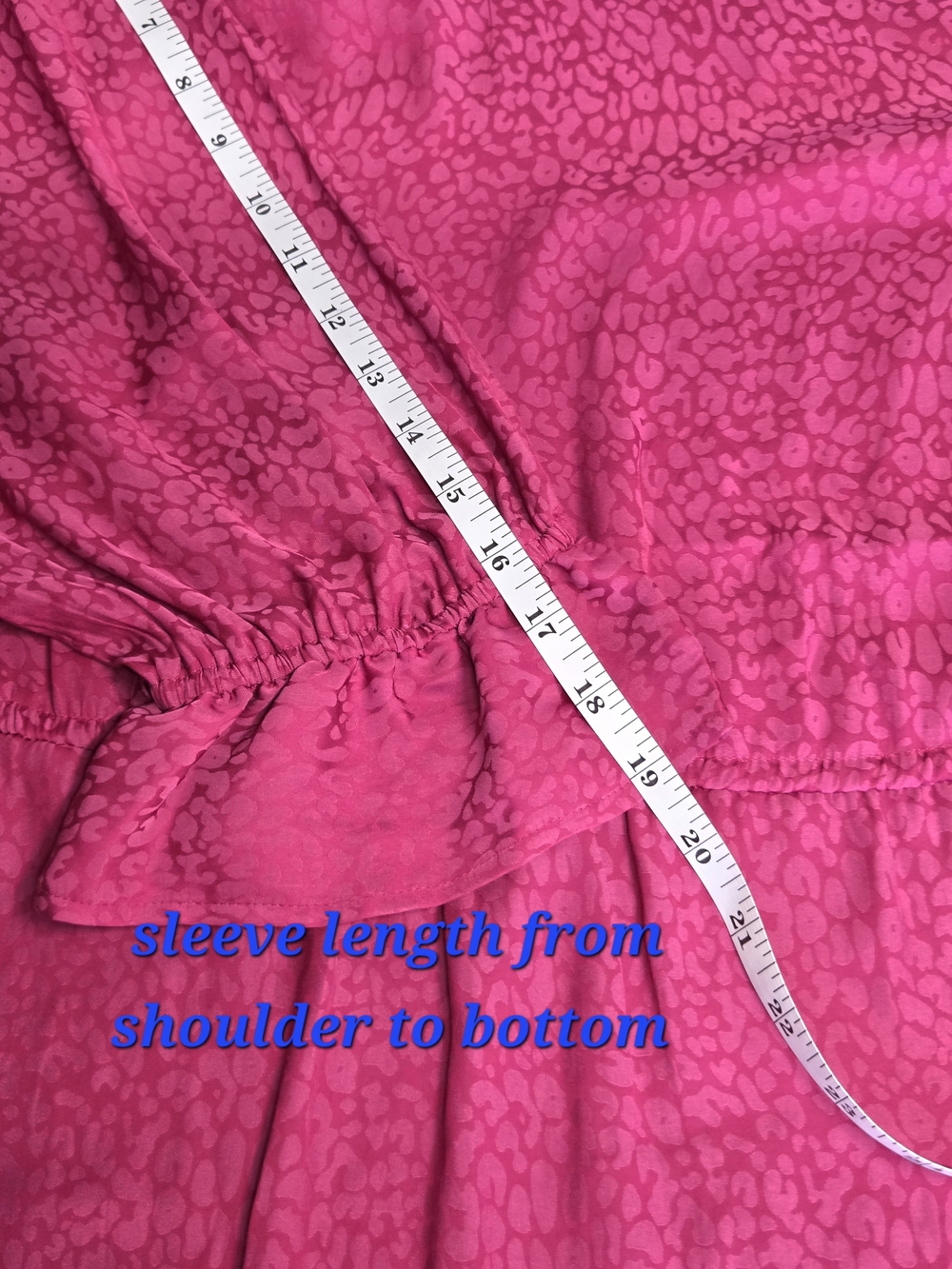 EVRI Raspberry V-Neck Peplum Tunic - Picture 7 of 12